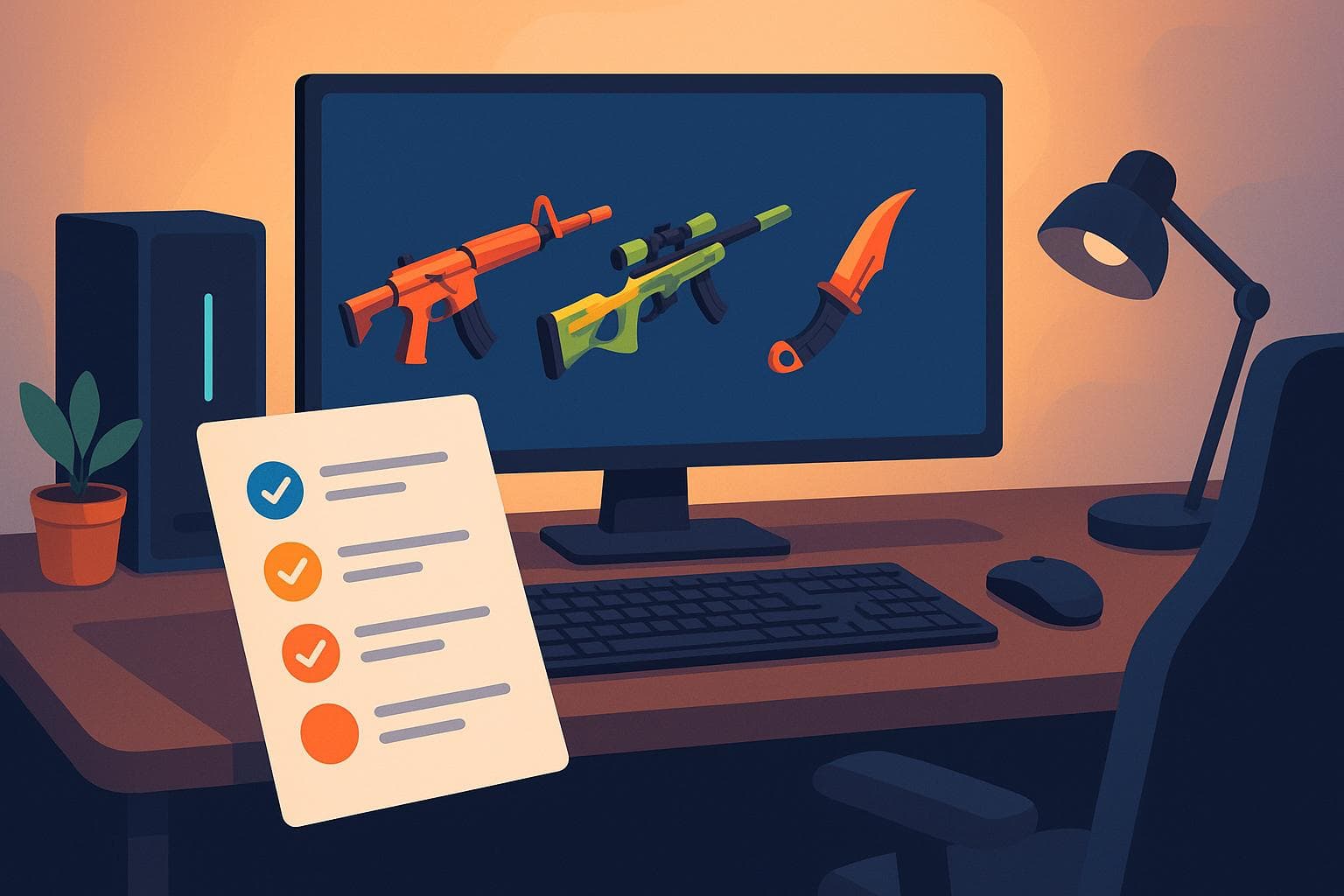 Checklist for Earning Free CS2 Skins with SkinsEasy